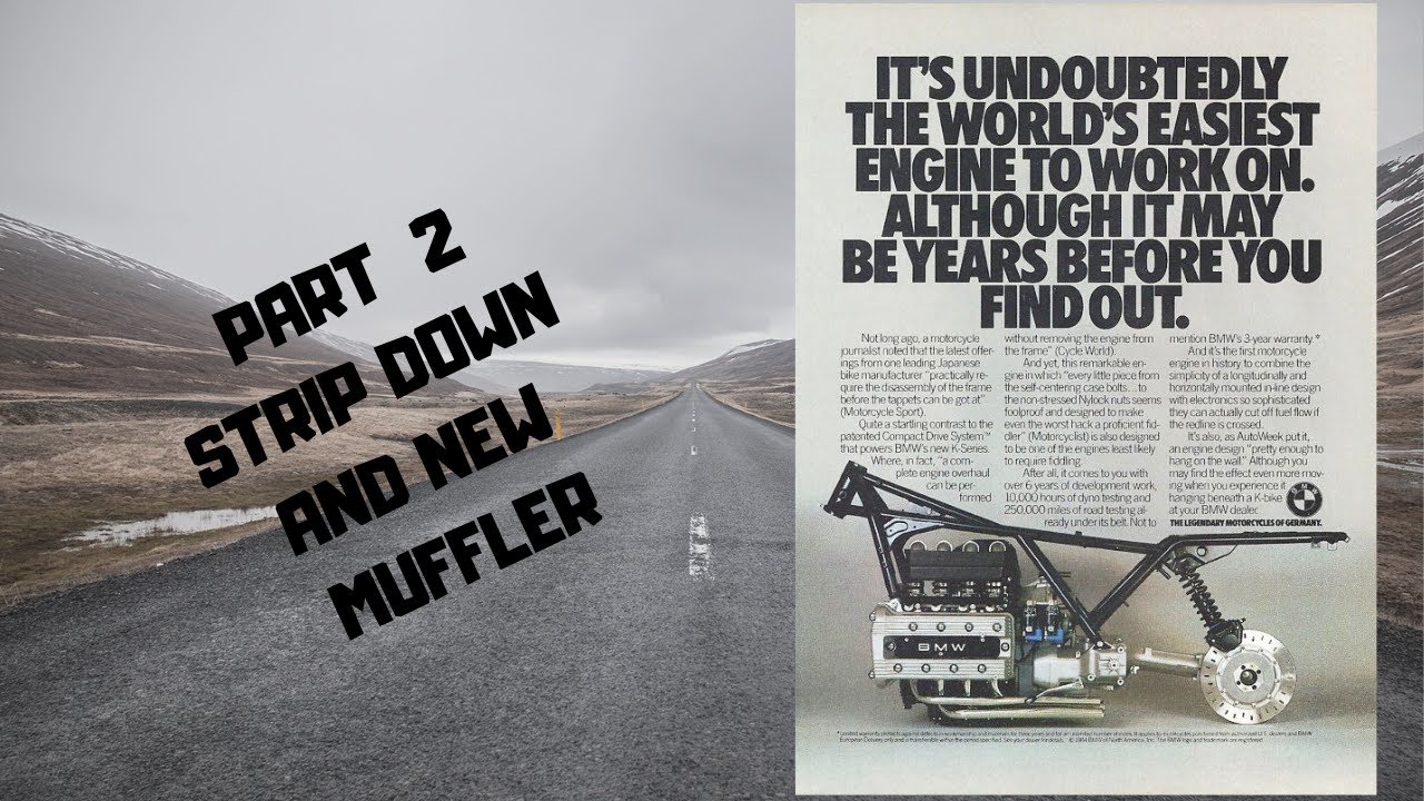 BMW K100 CAFE RACER BUILD PART 2