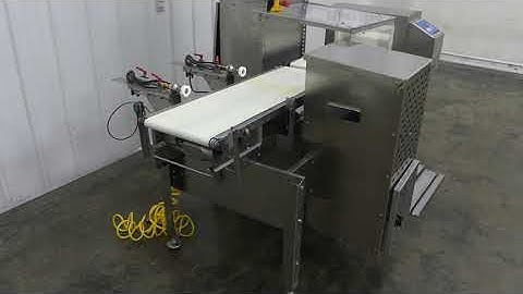 Bizerba Checkweigher w Integrated Metal Detector.