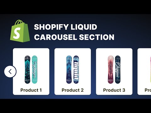 Shopify Liquid Tutorial - Creating a Carousel Section