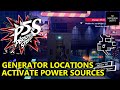 Persona 5 Strikers Generator Locations in Central Street - All Power Sources