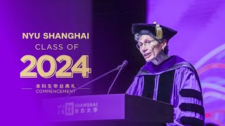 Provost Joanna Waley-Cohen at NYU Shanghai 2024 Commencement | Full Speech