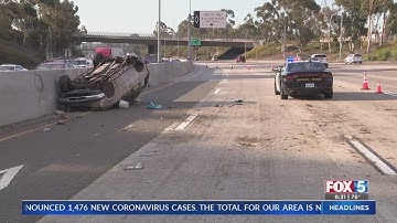 Deadly Crash Causes Slowdowns On I-805