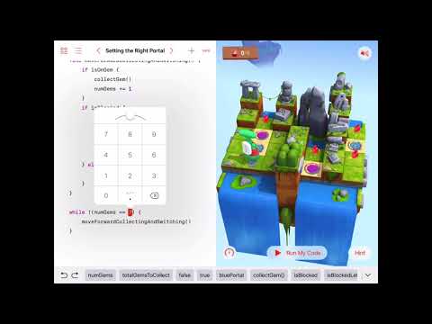 Setting the Right Portal Version 2 - Swift Playgrounds