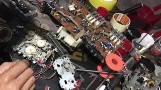 hướng dẫn sửa đài sharp gf 780 ,mất tiếng,lỗi radio.[phần 2].0911155609