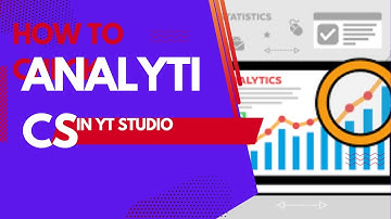 How to check channel analytics in youtube studio