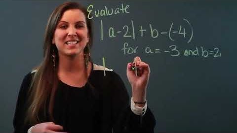 How to Evaluate Expressions & Equations Involving Absolute Values