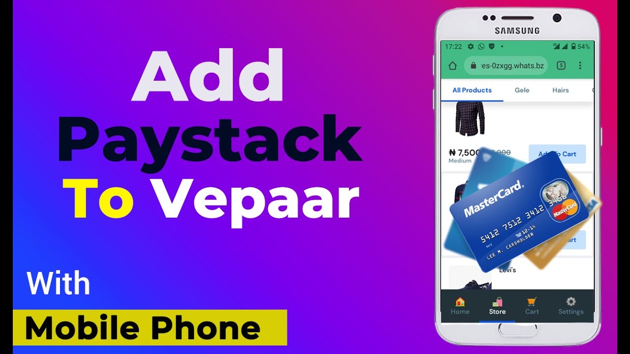 HOW TO ADD PAYSTACK TO VEPAAR ECOMMERCE SITE - YouTube