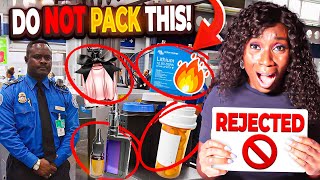 13 Things You Should NEVER Pack in Checked Bags (TSA Rules 2025) 😱✈️