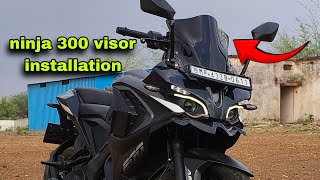 Ninja Visor Fitting On Rs200