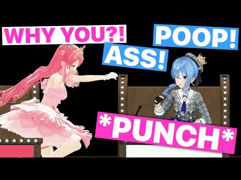 Miko Almost Punched Suisei Bcos Sui Said... (Fubuki, Miko, Suisei, Subaru / Hololive) [Eng Subs]
