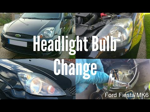 Headlight Bulb Change - Ford Fiesta MK6