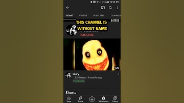 This Channel Is Without Name #shorts