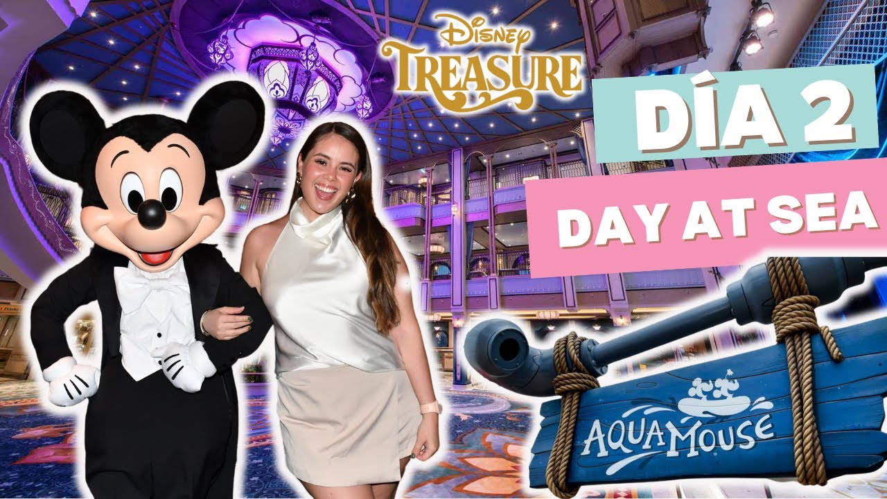 DISNEY TREASURE🛳️ | ME SUBI AL AQUAMOUSE + PLAZA DE COCO + NOCHE DE GALA! 4K🎥