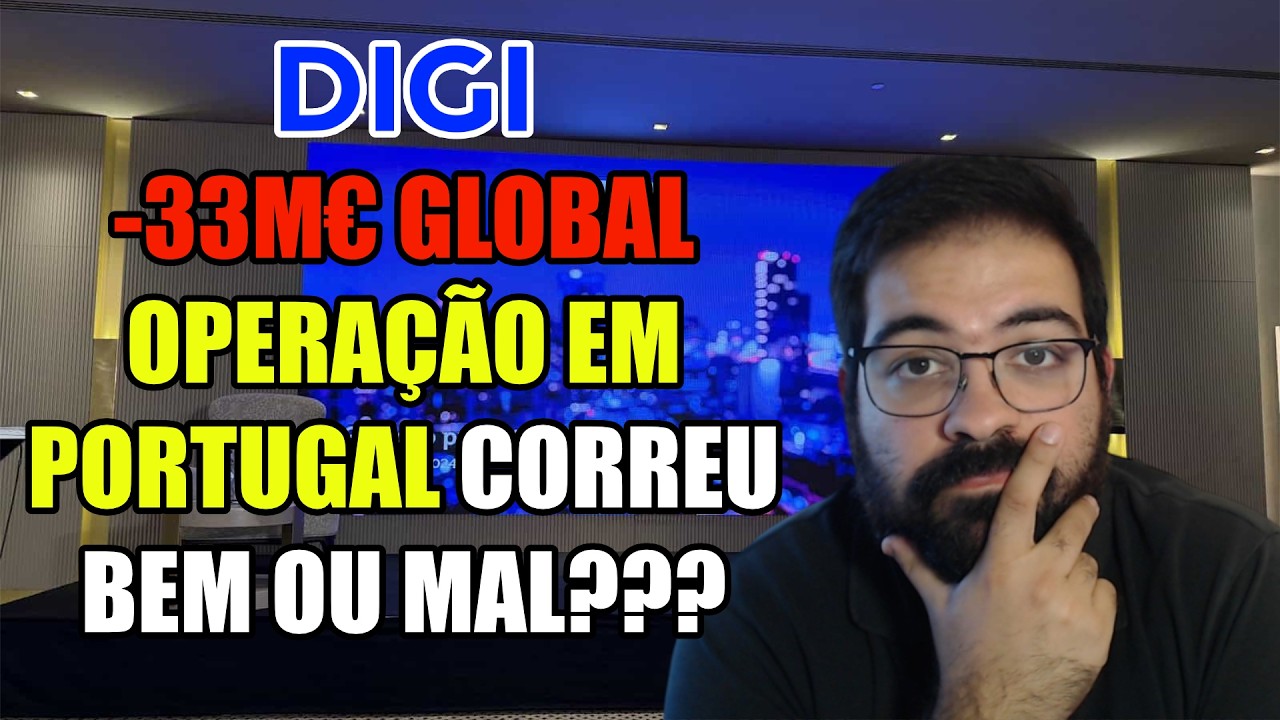 DIGI global com 33M de prejuízo e OPERAÇÃO em PORTUGAL no VERMELHO | VICIADO COMENTA