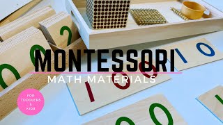 Montessori Toddler Math Activities|Montessori Math Materials #montessoriwithhart