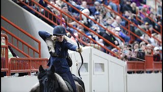 Chelee Warriors Mounted Archery Demonstration At Pennsylvania Farm Show 2020