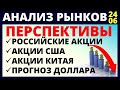 Обвал акций! Прогноз доллара. Инвестиции в акции. Как инвестировать? Фондовый рынок. Трейдинг.