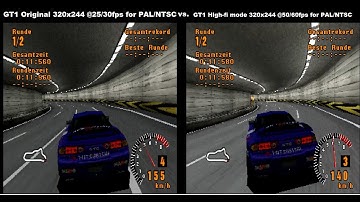 HQ re-upload GT1 Original vs. GT1 High-Fi mode
