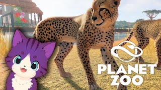 I Got A Vtuber Model So Let's Test It Out! - Building A Cheetah & Lion Habitat On Planet Zoo