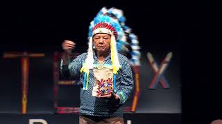 Celebrity Ute Wisdom, Language and Creation Story Larry Cesspooch - TEDxYouth@ParkCity Wealth