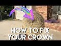 How To Fix Your Crown|360 Merch Crown Brush