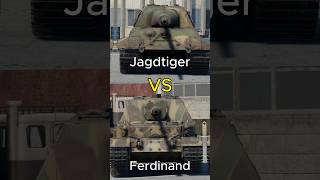 JAGDTIGER VS FERDINAND war thunder #warthunder #object260 #military #t54 #automobile #gaming #shorts
