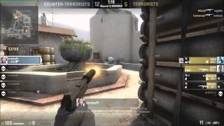 [CS:GO] New USP-Silencer 1v4 - streboR- ESEA PUG
