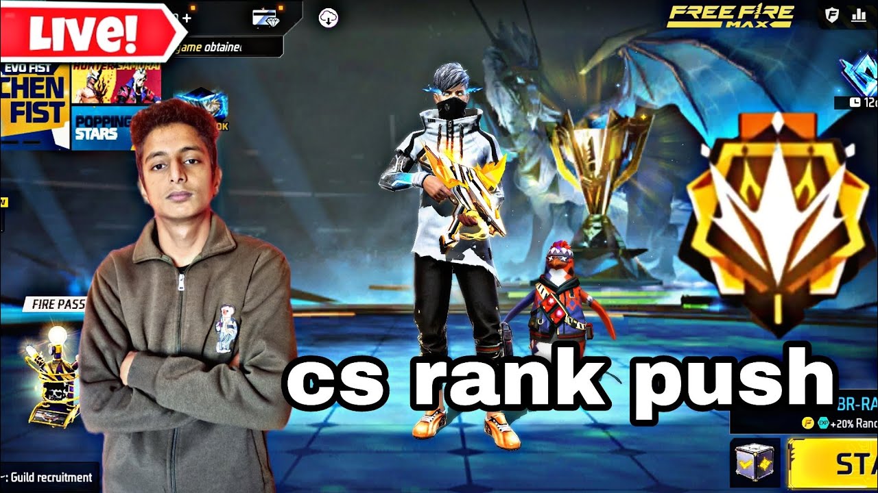 Free Fire Live Cs Rank Push 😱 Playing With Subscriber - YouTube