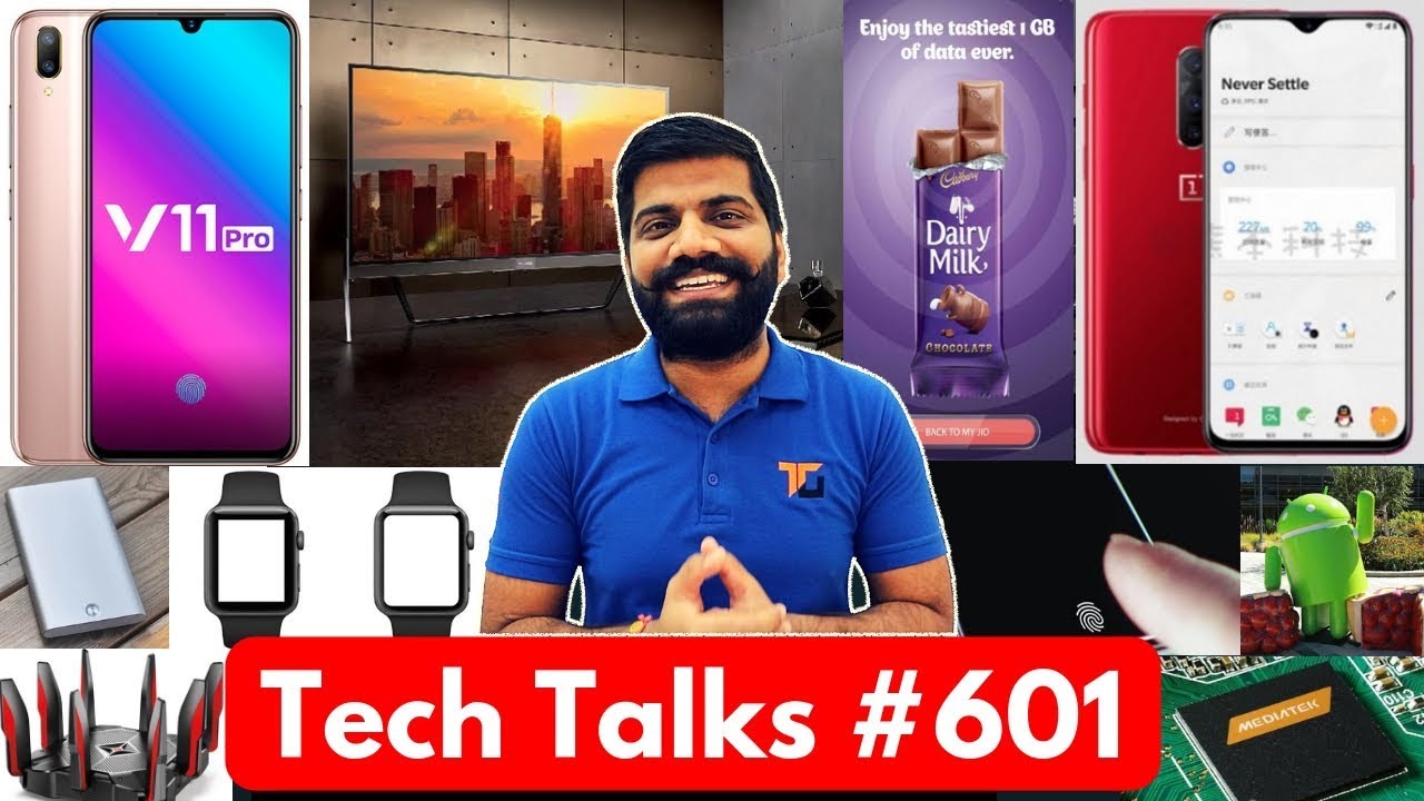 Tech Talks #601 - Dual SIM iPhone, Jio Cadbury Data, Vivo V11 Pro, OnePlus 6T, India 4G, VuTV 100in hindi news channel live