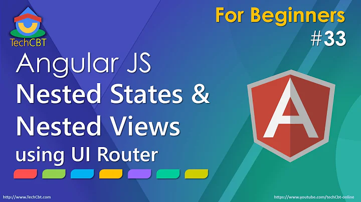 AngularJs UI-Router: Nested States and Nested Views