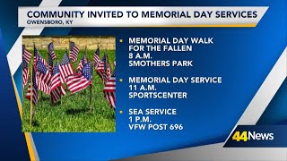 Memorial Day services taking place in Owensboro