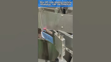 Box QR code labeling machine #labelingmachine #shortvideo #foryourpage #manufacturer #qrcode
