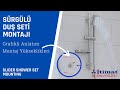 İTİMAT SÜRGÜLÜ DUŞ SETİ MONTAJ VİDEOSU - İTİMAT SLIDER SHOWER SET MOUNTING VIDEO