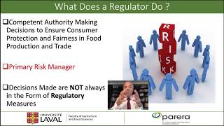 Risk Management: Part of the Food Risk Analysis Framework: Training WHO EMRO Sept 2020.