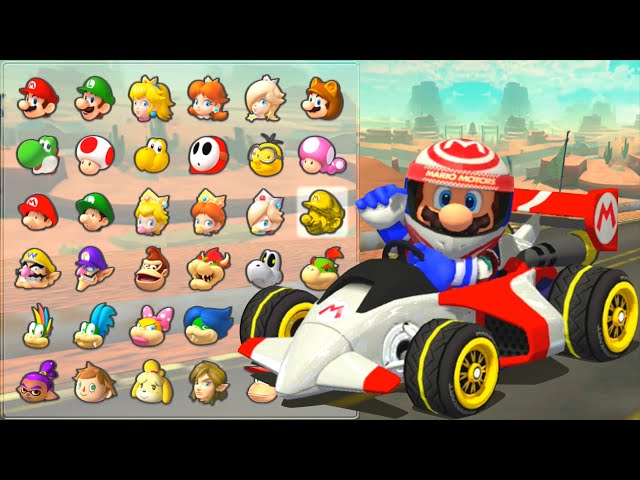 マリオカート8デラックス】マリオがBダッシャーMK.2で爆走！Nintendo