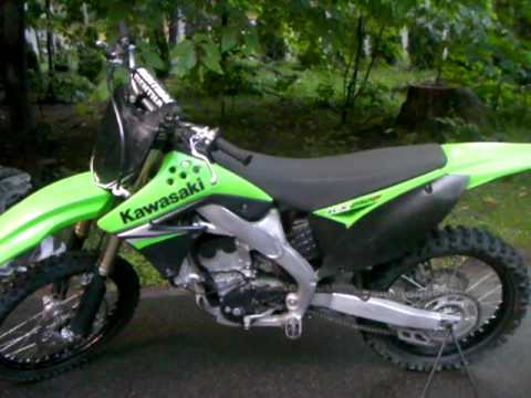 2009 Kawasaki KX250F Startup and Walkaround KXF 250  YouTube