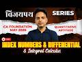 Index Number &amp; Calculus | Important Questions (RTP, MTP&amp; PYQ) | Day 10 | Quantitative Aptitude