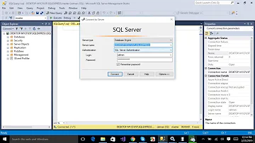 What is the default login ID and password for SQL Server