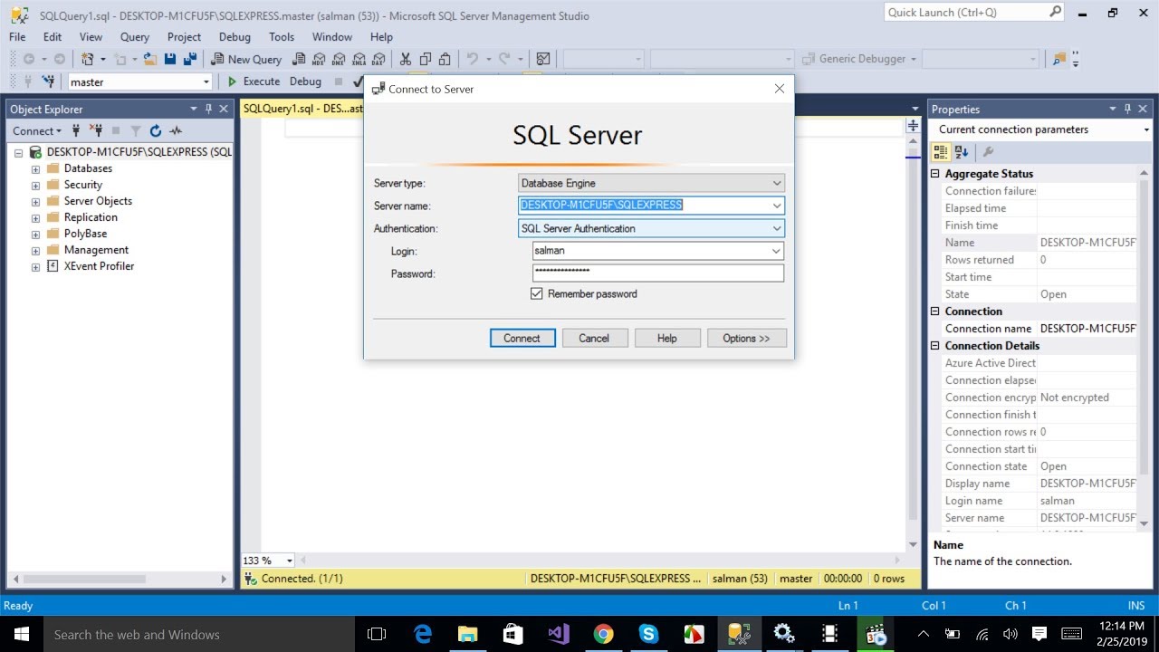 How To Enable Sql Server Authentication In Sql Server 2017 || Create A New User In Sql Server 2017