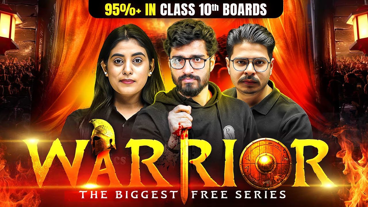 WARRIOR 2026 Official Trailer 🔥🔥 || The Biggest Free Series for Class 10th Board Exams 2026