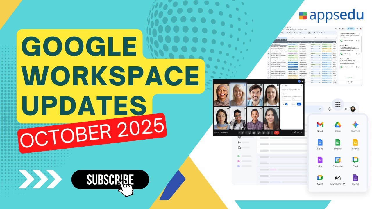 Google Workspace, NotebookLM, and Gemini AI Updates - October 2025 ...