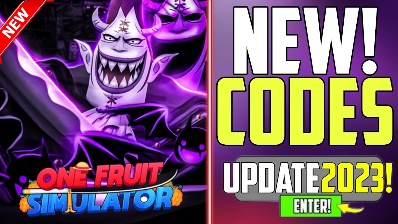 NEW ONE FRUIT SIMULATOR CODES 2023