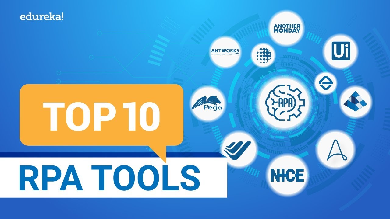 ⁣Top 10 RPA Tools in 2023 | RPA Tools Comparison | RPA Tutorial For Beginners| RPA Training | Edureka