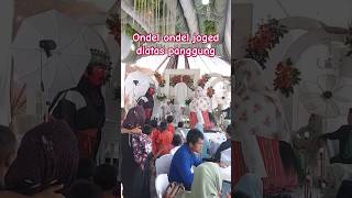 ondel ondel naik ke panggung pengantin #ondelondel