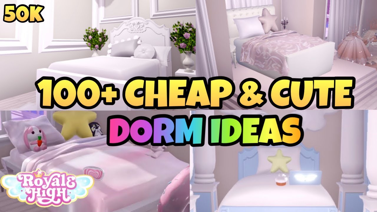 10 cute royale high dorm ideas YOU MUST SEE! 💞✨