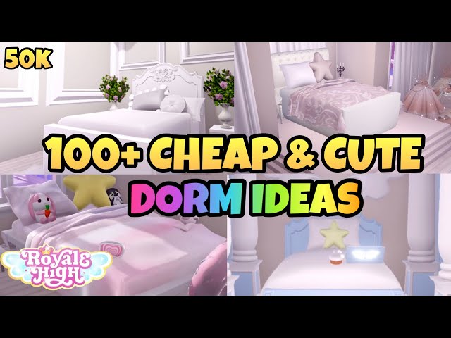 10 cute royale high dorm ideas YOU MUST SEE! 💞✨