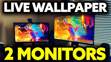 How To Put Live Wallpaper on 2 Monitors [BEST Way!]