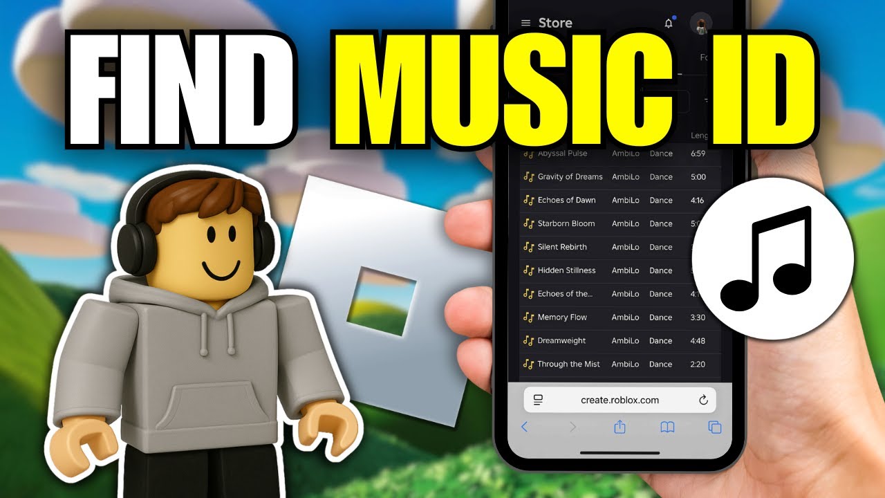 How To Find Music ID In Roblox Mobile YouTube 