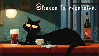 Expensive silence. – Black Cat | Vintage Noir Jazz for Deep Focus & Solitude