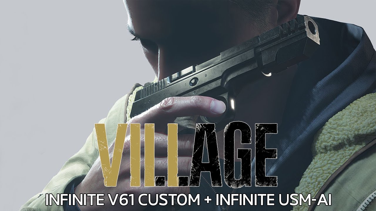 V61 Custom Resident Evil Village Hardcore [NG+, Infinite Handgun (V61 Custom + USM ...